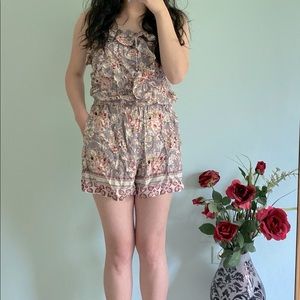 Cute BoHo Summer Strapless Romper WITH POCKETS